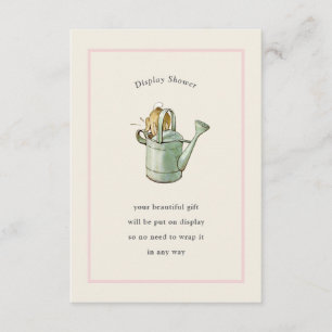 Cartão De Informações Coelho de Conto de Fadas Clássico Exposição de Chu