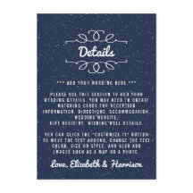 Coleção de Casamentos da Noite Estrelada - Detalhe