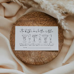 Cartão De Informações Coloque O Tíquete Do Chá Do Casal Do Bar<br><div class="desc">Este é um cartaz de riacho de garrafa de chá com casais bares com belas bebidas de arte de linha e uma elegante paragem de fontes. // Para itens correspondentes, visite a coleção "STOCK THE BAR" na loja Sinceramente by Nicole Zazzle. * Se você gosta deste design, mas não o...</div>