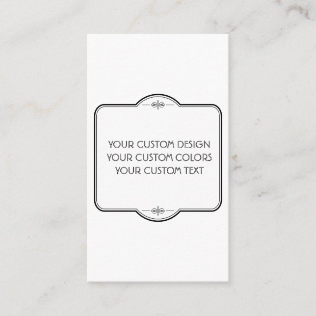 Cartão De Informações COLOQUE Seu Design Aqui - (Frente)