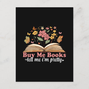 Cartão De Informações Compre-me livros e me diga para calar a boca
