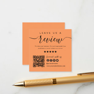 Cartão De Informações Conectar-se com o código QR dos EUA   Deixe-Nos Um