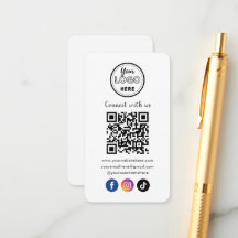 Conexão de Código QR com o Instagram Tiktok do Fac