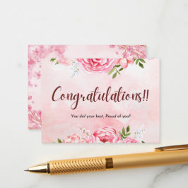 Cartão De Informações Congratulations Celebration Invitation Card