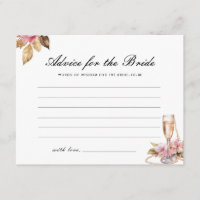 Conselho Pérolas Pétalas Chá de panela Prosecco