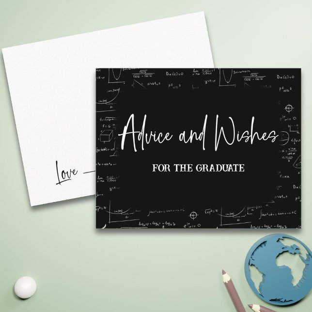 Cartão De Informações Conselhos e Desejos para o Formando (Criador carregado)