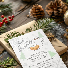 Cartão De Informações Cookies & Cocoa Baby Shower Books For Baby