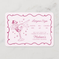 Coquetéis cor-de-rosa e tamanhos de Lingerie de es
