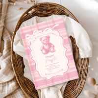 Coquette Gingham Teddy Francês Sorteio de Fraldas