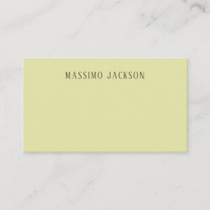 Cartão De Informações Cor pastel personalizada nome minimalista personal