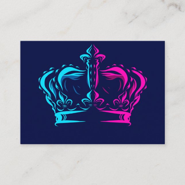 Cartão De Informações Coroa pop (Frente)