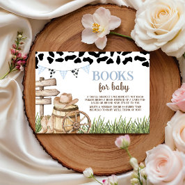 Cartão De Informações Cowboy Books for Baby Card