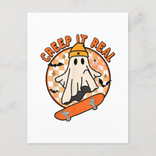 Cartão De Informações Creep It Real Halloween