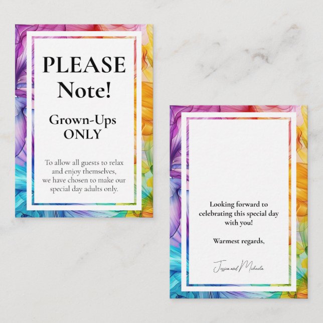 Cartão De Informações Cresce SOMENTE Sangue Eéreo (Frente/Verso)