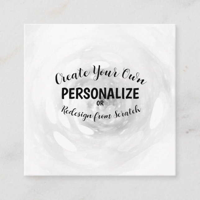 Cartão De Informações Crie o Seu Próprio (Frente)