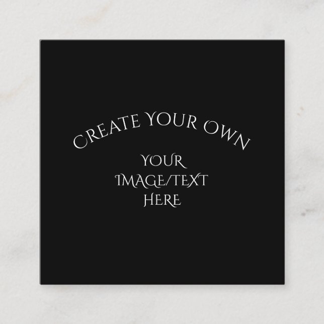 Cartão De Informações Crie o Seu Próprio (Frente)