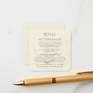 Cartão De Informações Crie seu próprio fundo de Rosa de texto personaliz