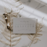 Cartão De Informações Cronograma de Casamento Verde e Cinzas Elegantes<br><div class="desc">Este é um cartão de inserção de linha do tempo de casamento neutro. Edite a maioria dos textos e todas as cores. // Para itens correspondentes, visite a coleção "SAWYER" na loja Sinceramente by Nicole Zazzle. * Se você gosta deste design, mas não o vê disponível para algo que você...</div>