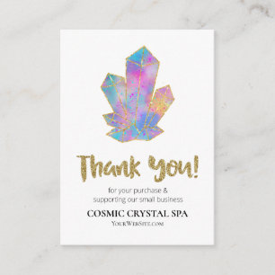 CARTÃO DE INFORMAÇÕES *~* CRYSTAL CÓSMICO VERIFICAÇÃO OBRIGADA AO LOGOTI