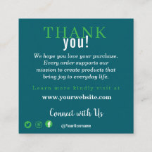 Customer Appreciation Business Note Card