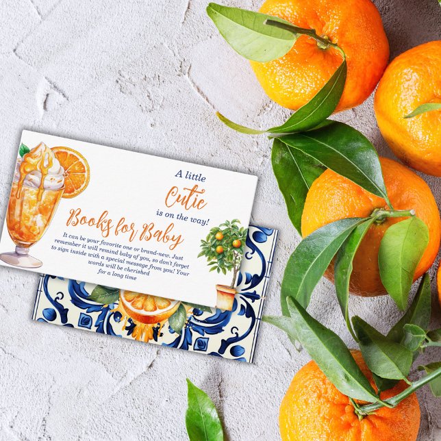 Cartão De Informações Cutie Orange Citrus Summer Book Game (Criador carregado)