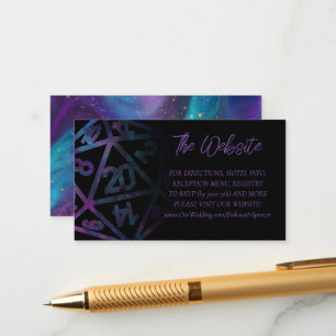 Cartão De Informações Dados de RPG   Site de Jogos de Tabuleiro de Fanta