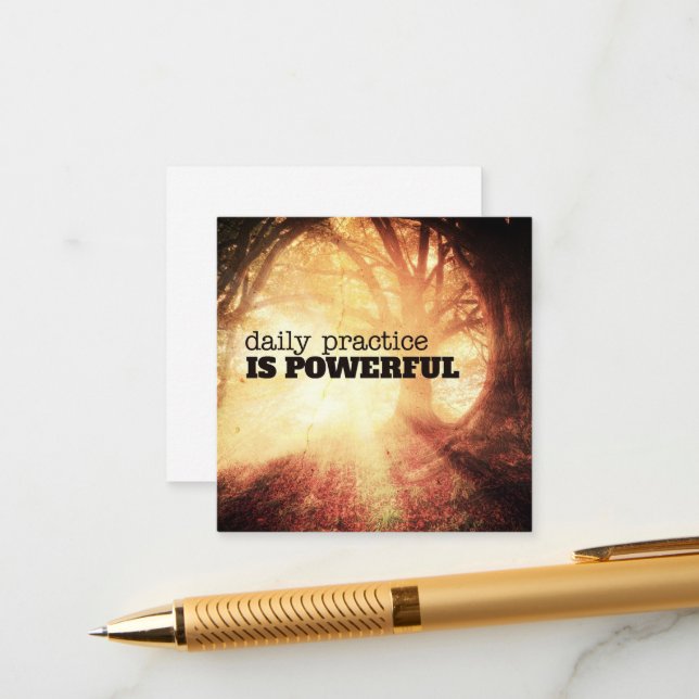Cartão De Informações Daily Practice (Frente/Verso In Situ)