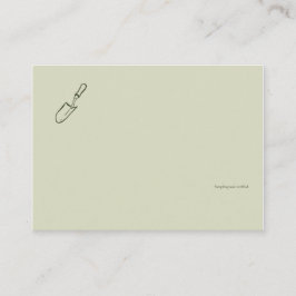 Cartão De Informações Dark Academia Botany Garden Reader Gift