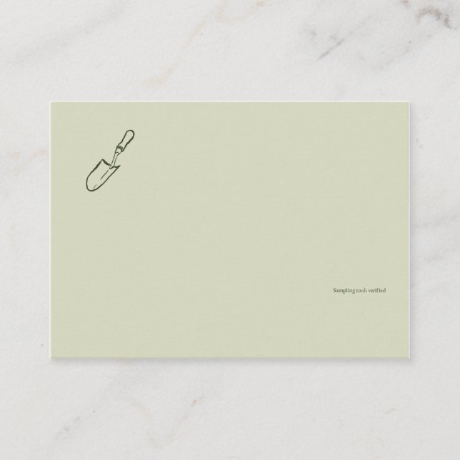 Cartão De Informações Dark Academia Botany Garden Reader Gift (Frente)