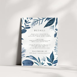 Cartão de Informações de Convidado do Wild Azure