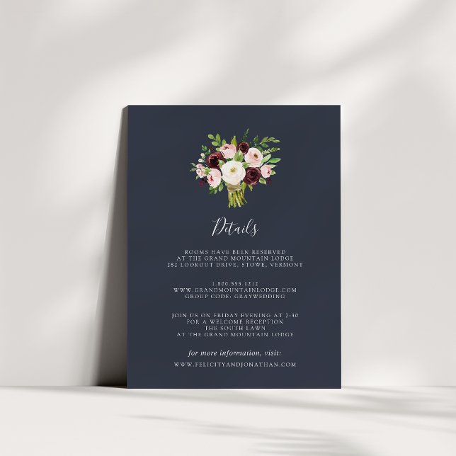 Cartão de Informações de Convidado para Romance Mi (Criador carregado)