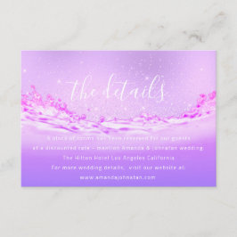 Cartão de Informações de Encontro Detalhes do Casa