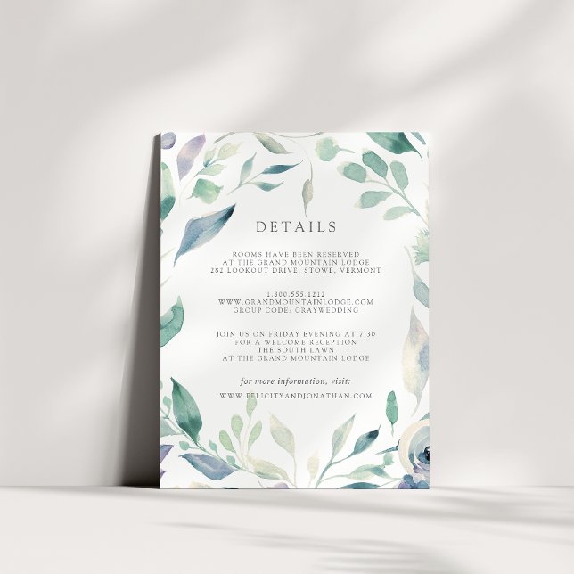 Cartão de Informações de Guest de Montanha (Criador carregado)