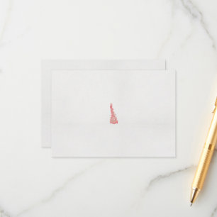 Cartão De Informações desenho de uma ave com flores