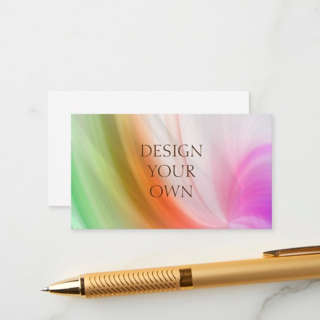 Cartão De Informações Design (Frente/Verso In Situ)