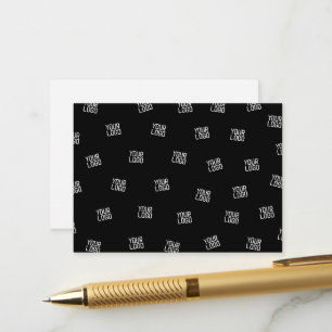 Cartão De Informações Design Arranged aleatoriamente, logotipo ou imagem