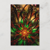 design de flor fractal abstrato.