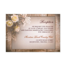 design de recepção de casamento com rosas vintage