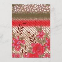 Design de tecido de intricato com padrões florais