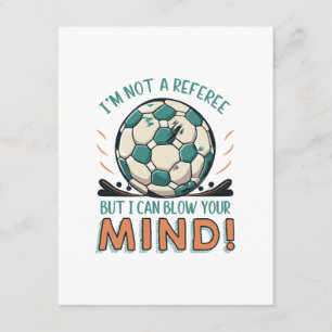 Cartão De Informações Design Divertido de Futebol