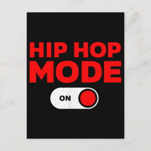 Cartão De Informações Design Divertido de Hip Hop Para Homens Mulheres H