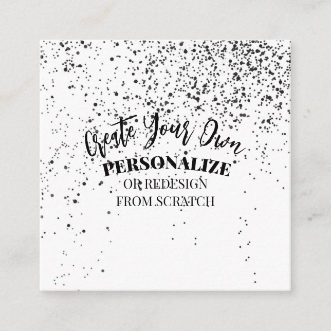 Cartão De Informações Design personalizado (Frente)