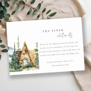 Cartão De Informações Detalhe do Casamento da Madeira Pinheira-Montanha