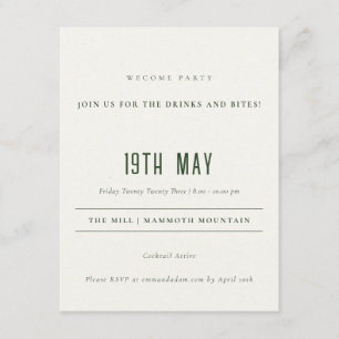 Cartão De Informações Detalhe do Casamento do Esqueleto da Montanha Gree