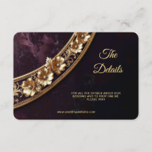 Detalhe Floral Dourado Ornamentado