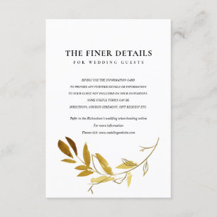 CARTÃO DE INFORMAÇÕES DETALHES AMARELOS DE CASAMENTO DE WATERCOLOR DE Á