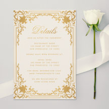 Detalhes Antigos Marfim Falso Dourado Elegante Cas