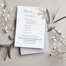 Detalhes Azuis Código QR Casamento Floral