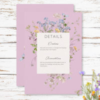 Detalhes Cor-de-Rosa de Flores Silvestres Boho Del