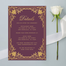 Detalhes Cor do Vinho Dourado Falso Lamê Casamento
